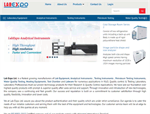 Tablet Screenshot of labexpo.com